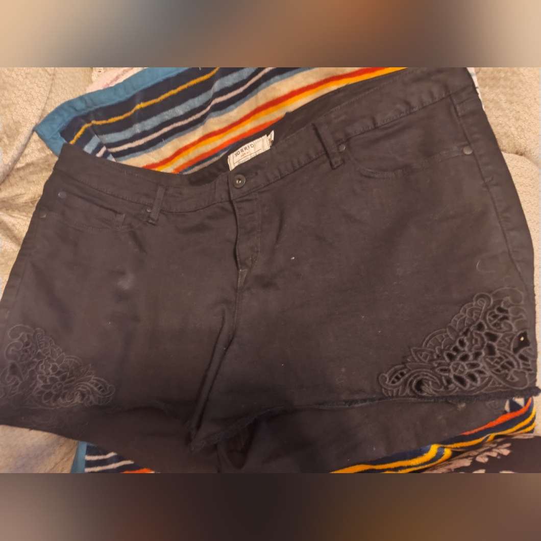 Torrid Size 24 Black Shorts